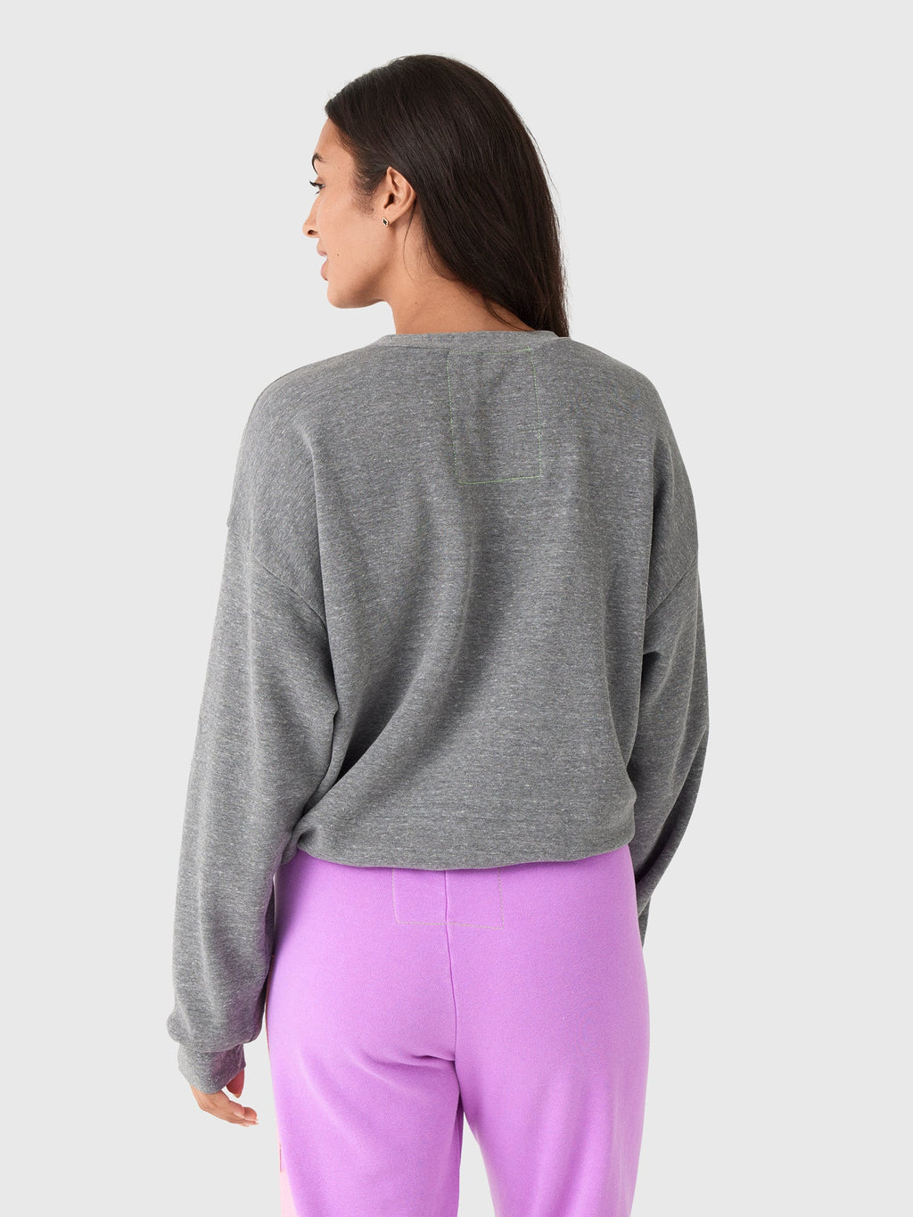 Aviator Nation Women's Bolt Fade Relaxed Crew Sweatshirt