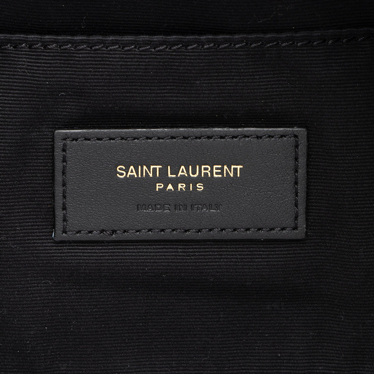 Saint Laurent Calfskin Monogram Cassandre Classic Belt Bag - Black