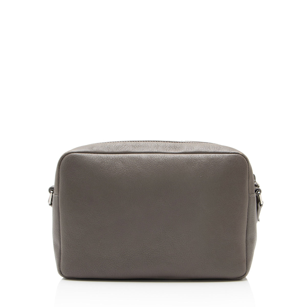 Saint Laurent Calfskin Monogram Lou Camera Bag - Grey