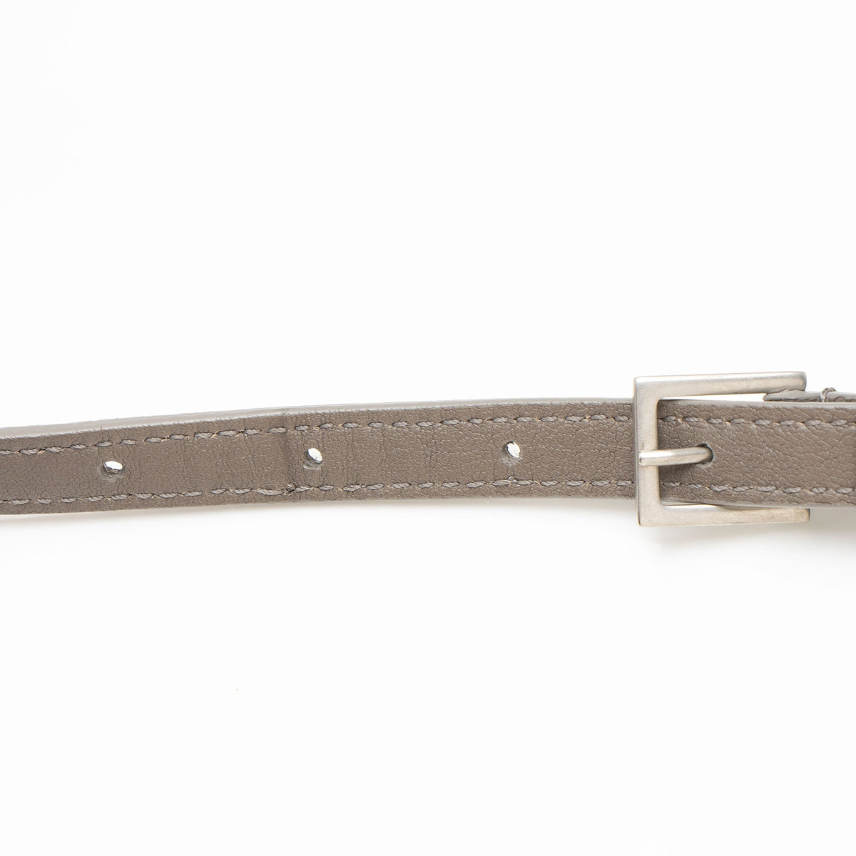Saint Laurent Calfskin Monogram Lou Camera Bag - Grey