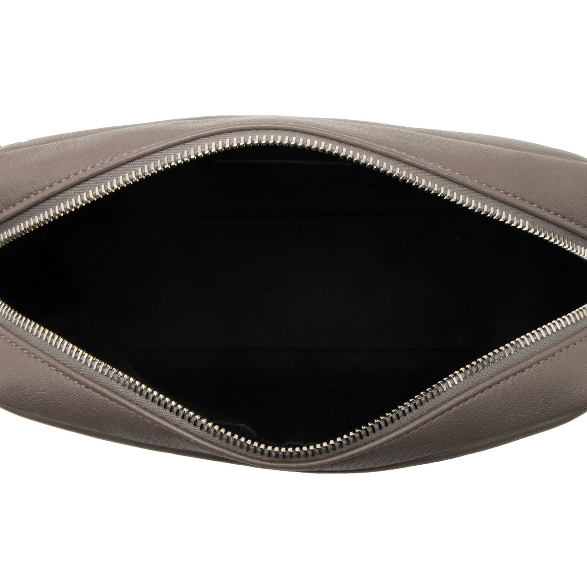 Saint Laurent Calfskin Monogram Lou Camera Bag - Grey