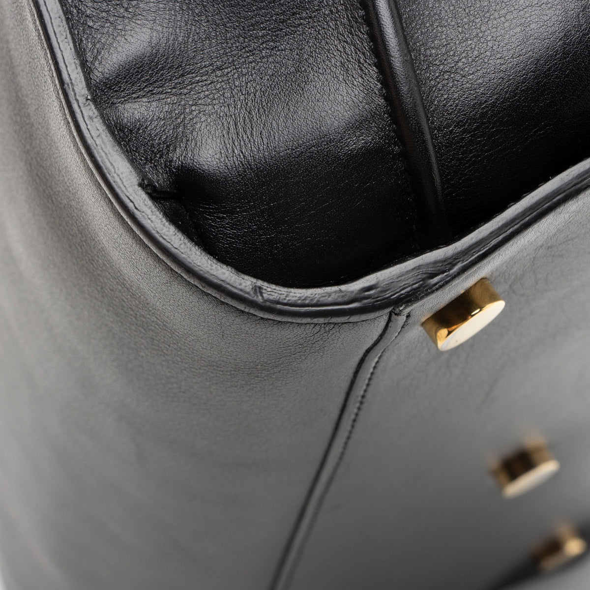 Saint Laurent Calfskin Sac De Jour Small Tote Bag - Black