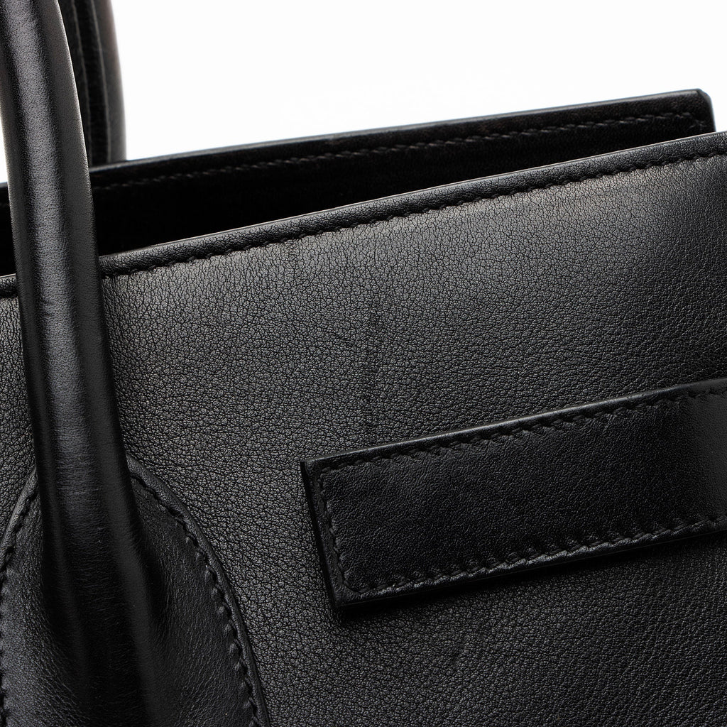 Saint Laurent Calfskin Sac De Jour Small Tote Bag - Black