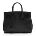 Saint Laurent Calfskin Sac De Jour Small Tote Bag - Black