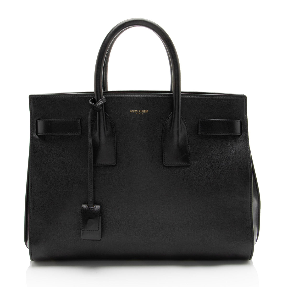 Saint Laurent Calfskin Sac De Jour Small Tote Bag - Black