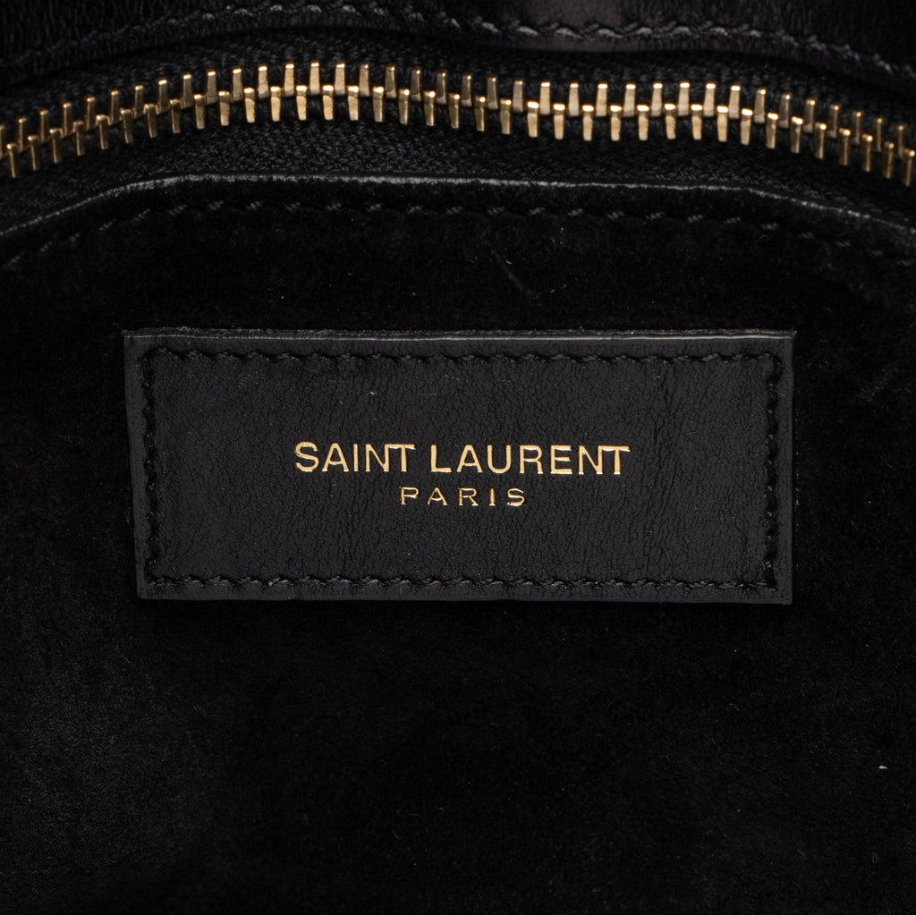 Saint Laurent Calfskin Sac De Jour Small Tote Bag - Black