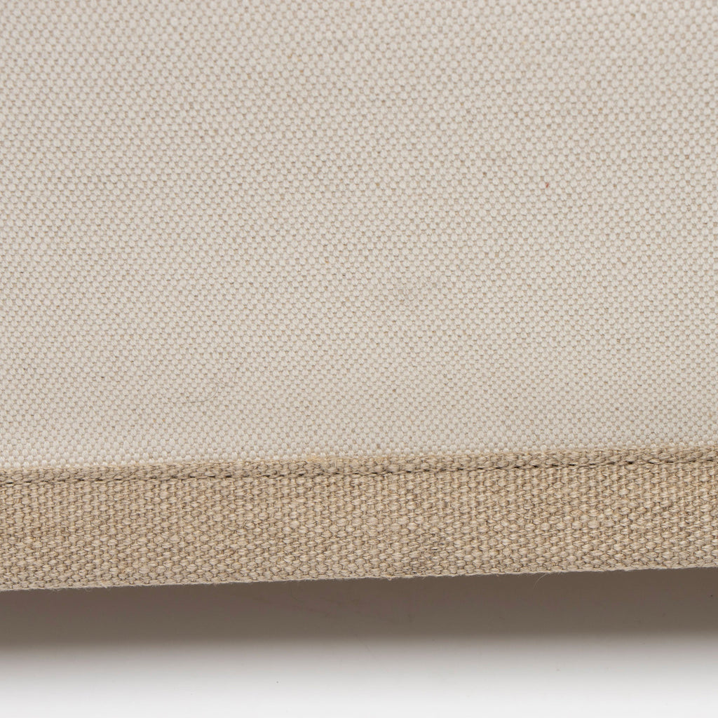 Saint Laurent Canvas Calfskin Rive Gauche Large Tote Bag - Beige/Black