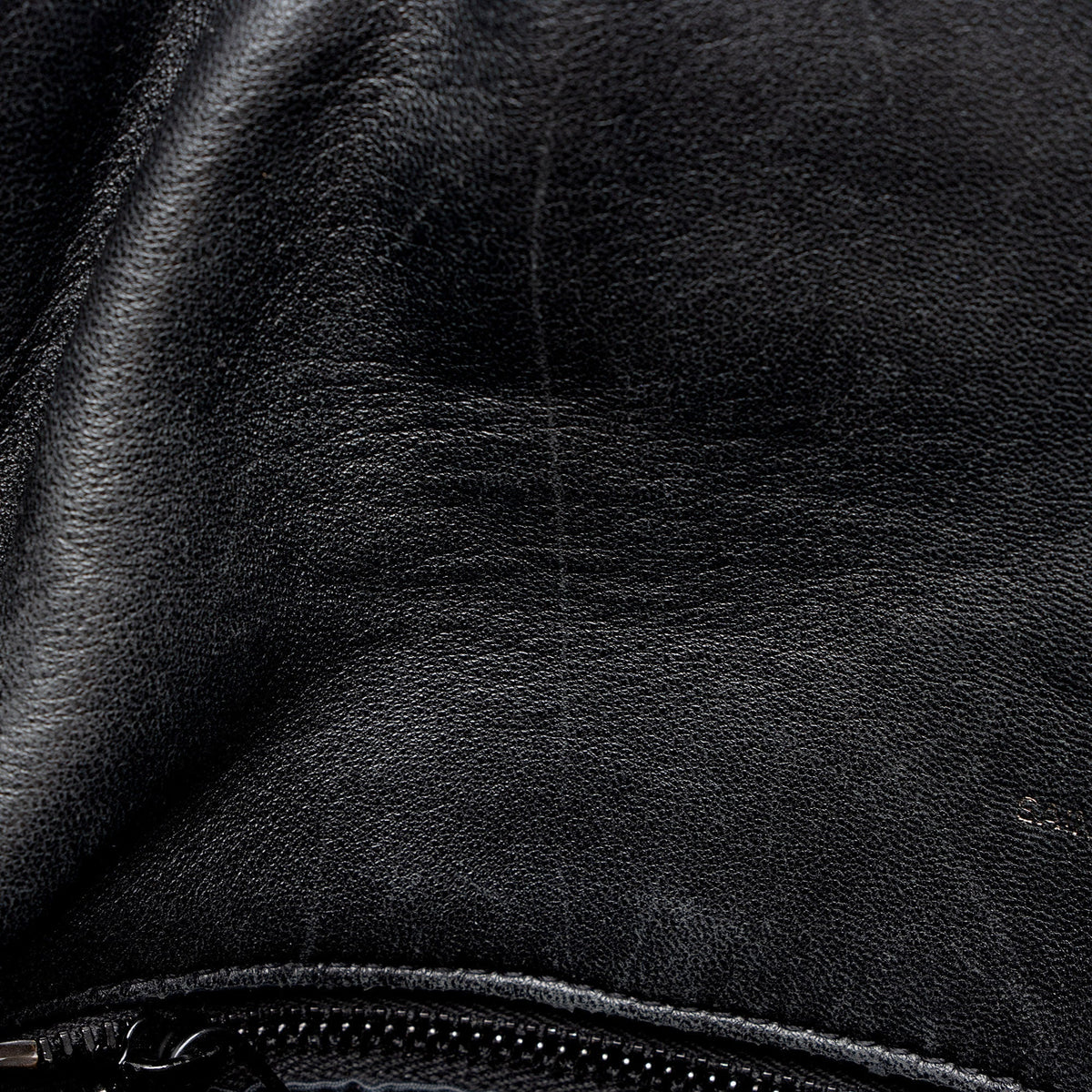 Saint Laurent Lambskin Monogram Puffer LouLou Medium Shoulder Bag - Black