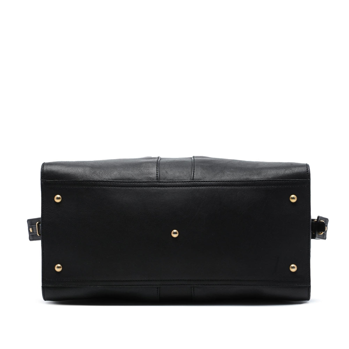 Saint Laurent Large Leather Cabas Chyc Satchel - Black
