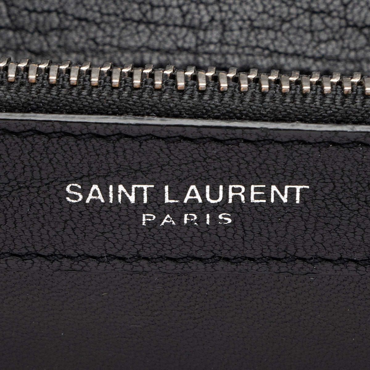 Saint Laurent Matelasse Calfskin Monogram College Large Shoulder Bag - Black
