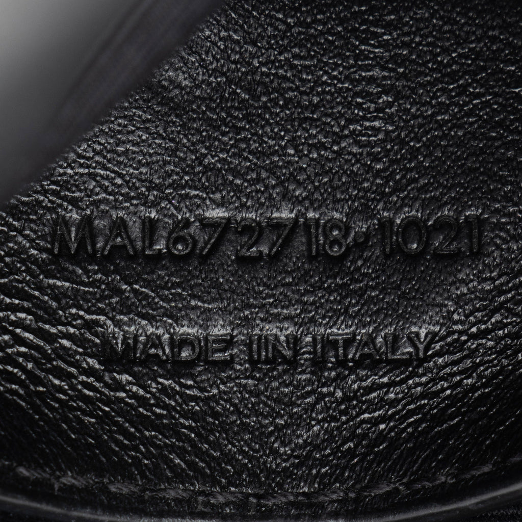 Saint Laurent Matelasse Lambskin Monogram Small Double Flap Bag - Black