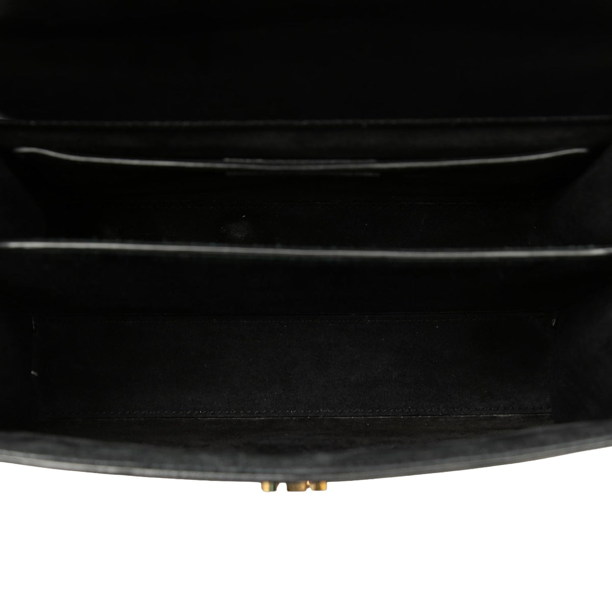 Saint Laurent Medium Canvas Cassandra Top Handle Bag - Black