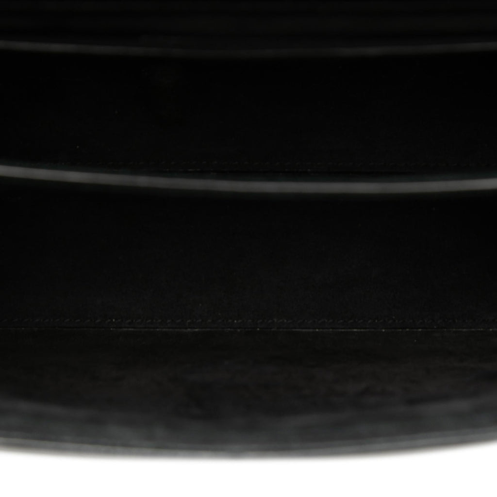 Saint Laurent Medium Canvas Cassandra Top Handle Bag - Black