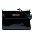 Saint Laurent Medium Patent Manhattan Shoulder Bag - Black