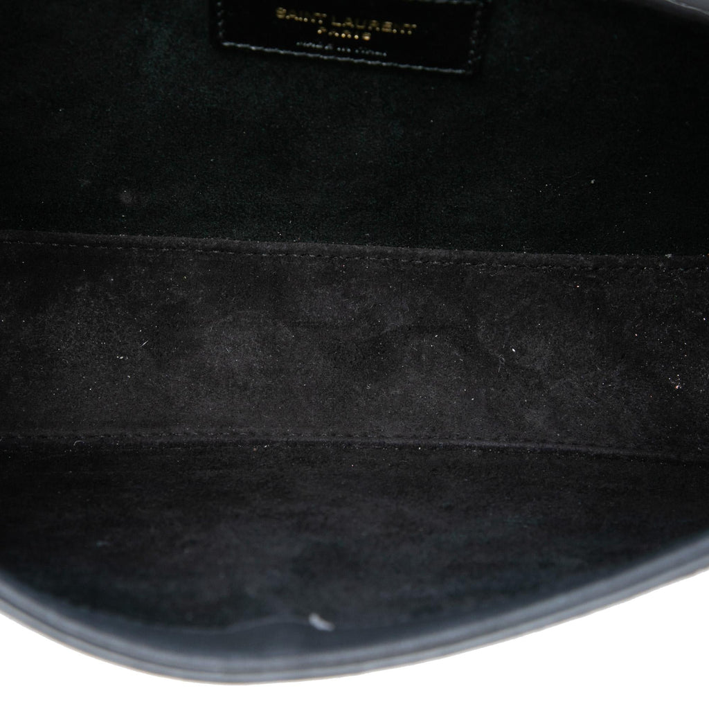 Saint Laurent Mini Patent Le 5 a 7 Shoulder Bag - Black