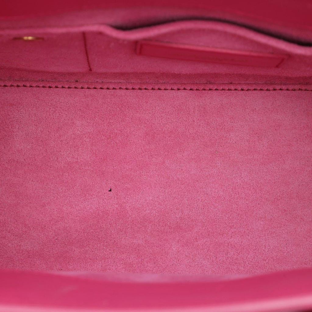 Saint Laurent Nano Leather Sac De Jour Satchel - Pink
