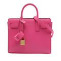 Saint Laurent Nano Leather Sac De Jour Satchel - Pink