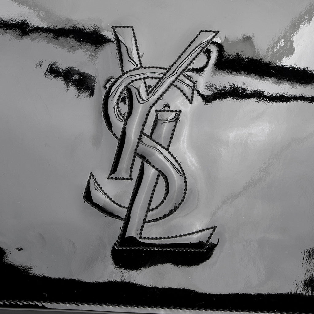 Saint Laurent Patent Leather Belle de Jour Clutch - Black