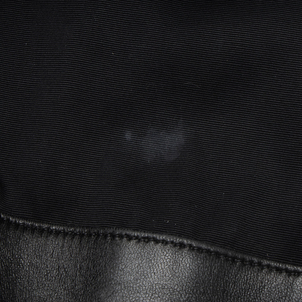 Saint Laurent Quilted Lambskin Monogram Icare Maxi Shopping Tote Bag - Black