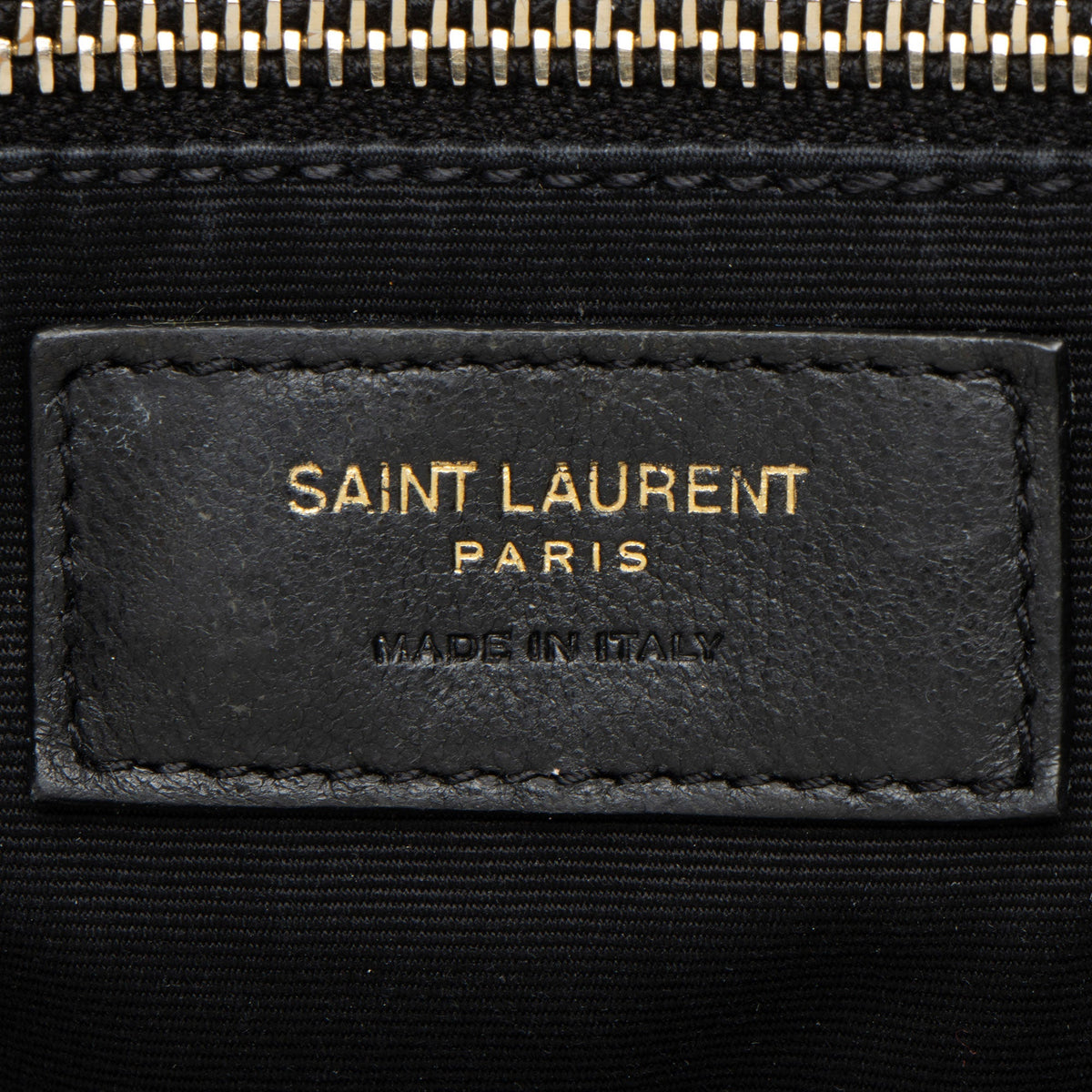 Saint Laurent Quilted Lambskin Monogram Icare Maxi Shopping Tote Bag - Black