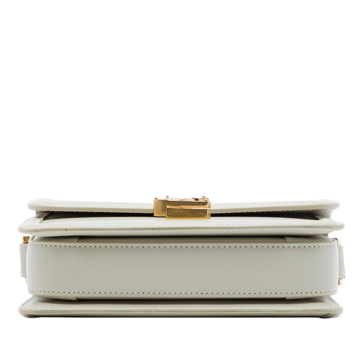 Saint Laurent Small Calfskin Solferino Satchel In Box - White