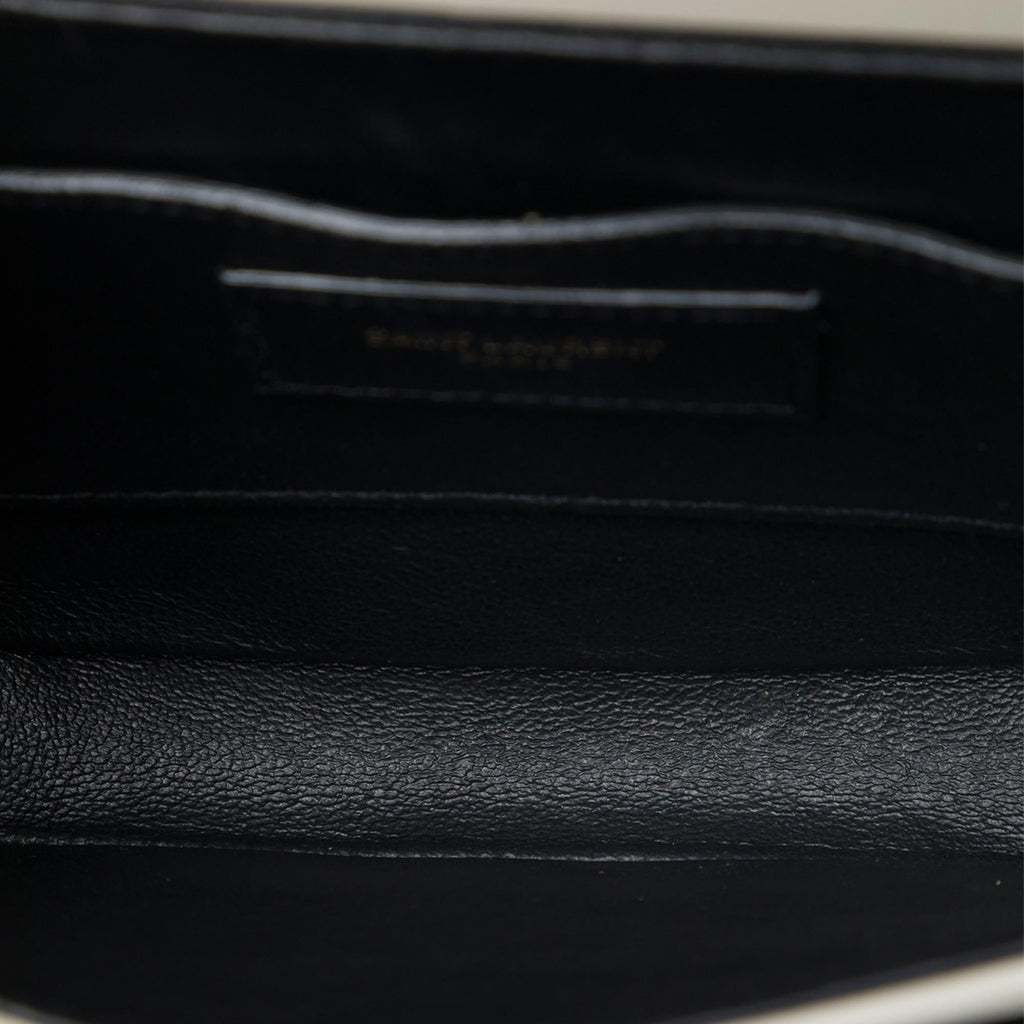Saint Laurent Small Calfskin Solferino Satchel In Box - White