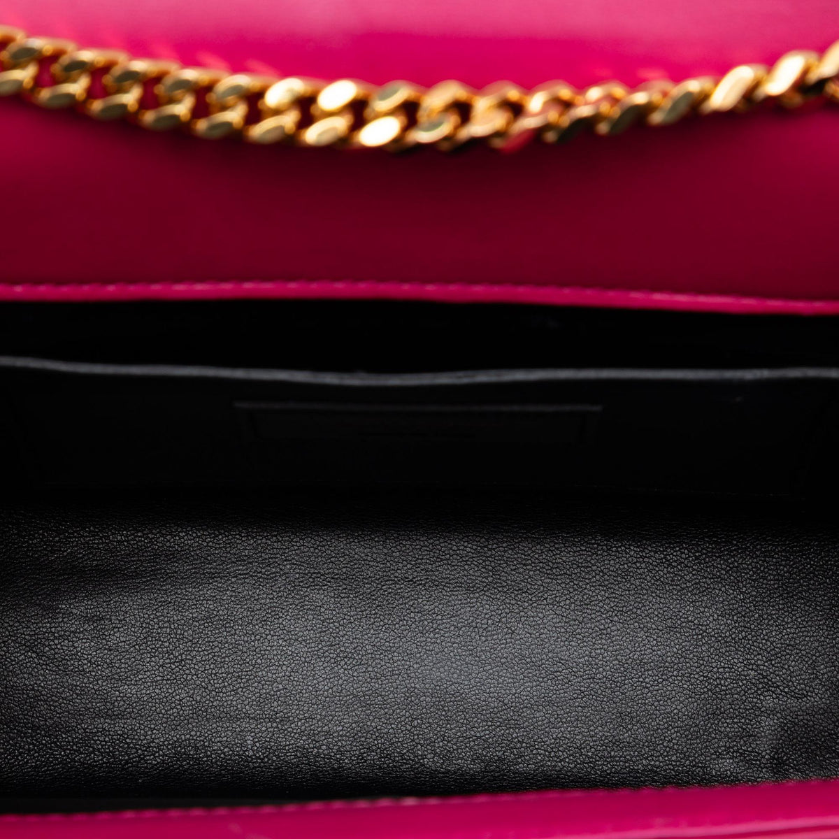 Saint Laurent Small Chevron Calfskin Monogram Envelope Bag - Pink