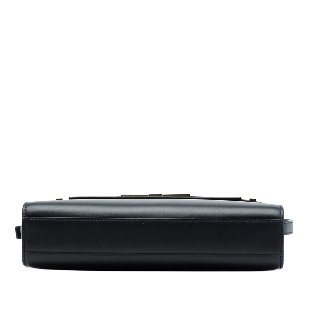 Saint Laurent Small Leather Manhattan Shoulder Bag - Black