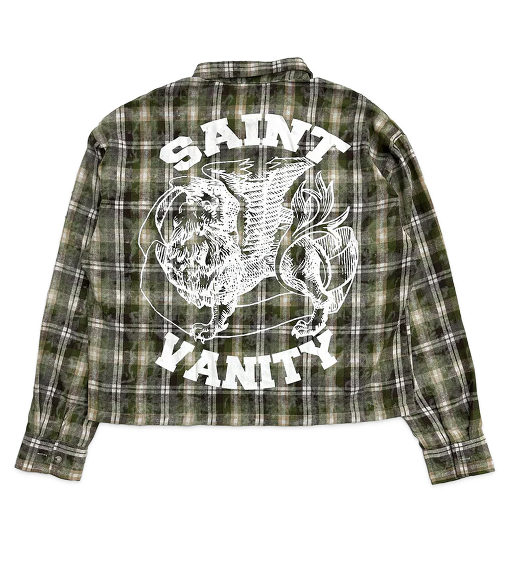 Saint Vanity Flannel Green/Brown