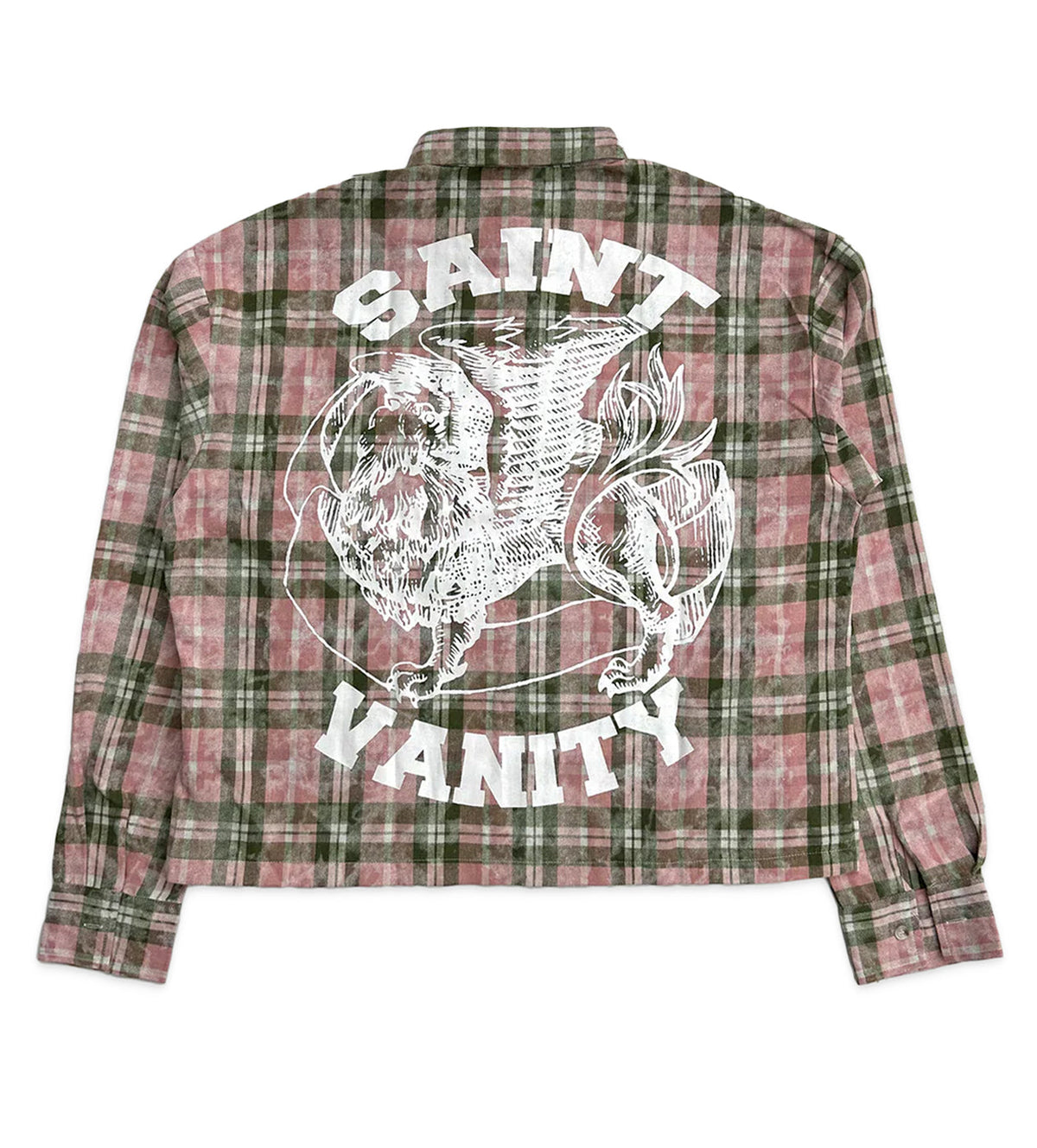 Saint Vanity Flannel Pink/Green