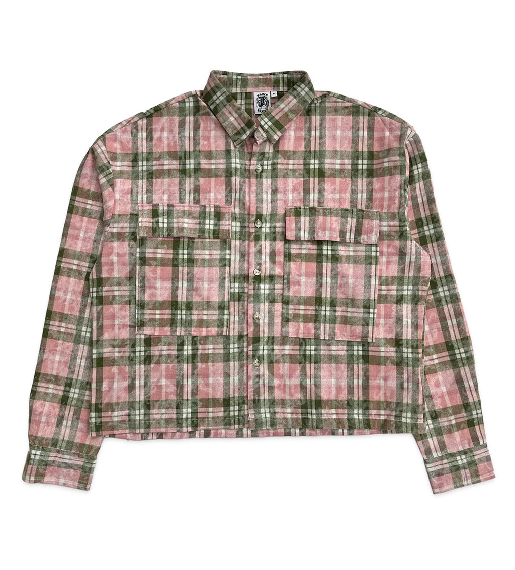 Saint Vanity Flannel Pink/Green