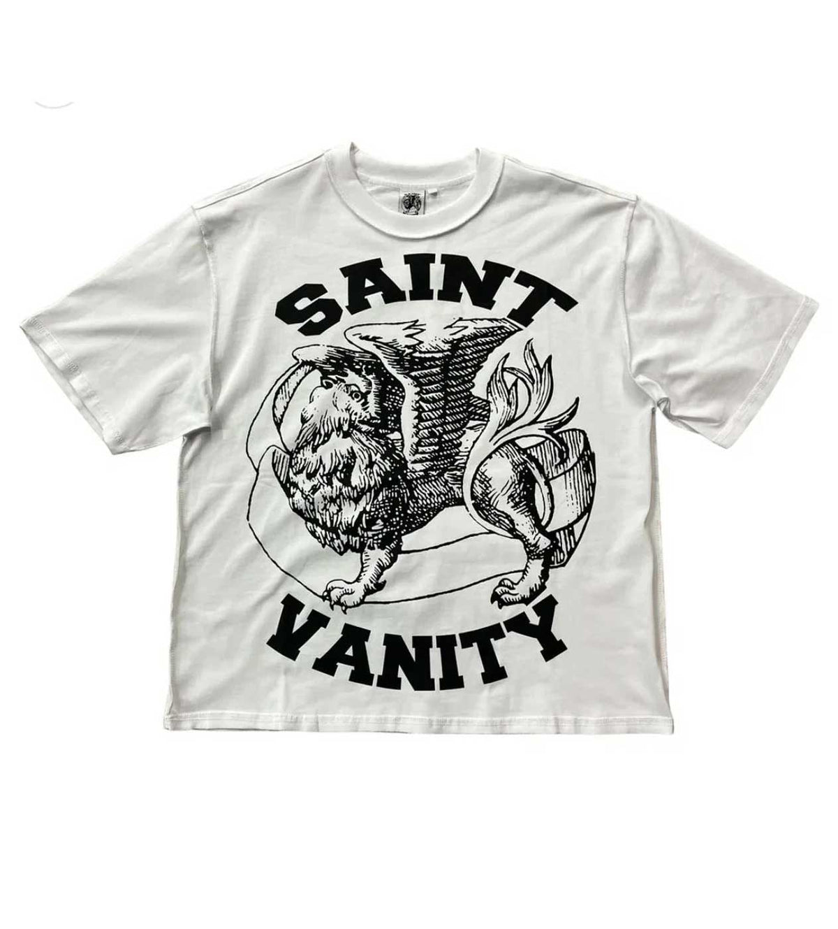 Saint Vanity Griffin Tee White/Black