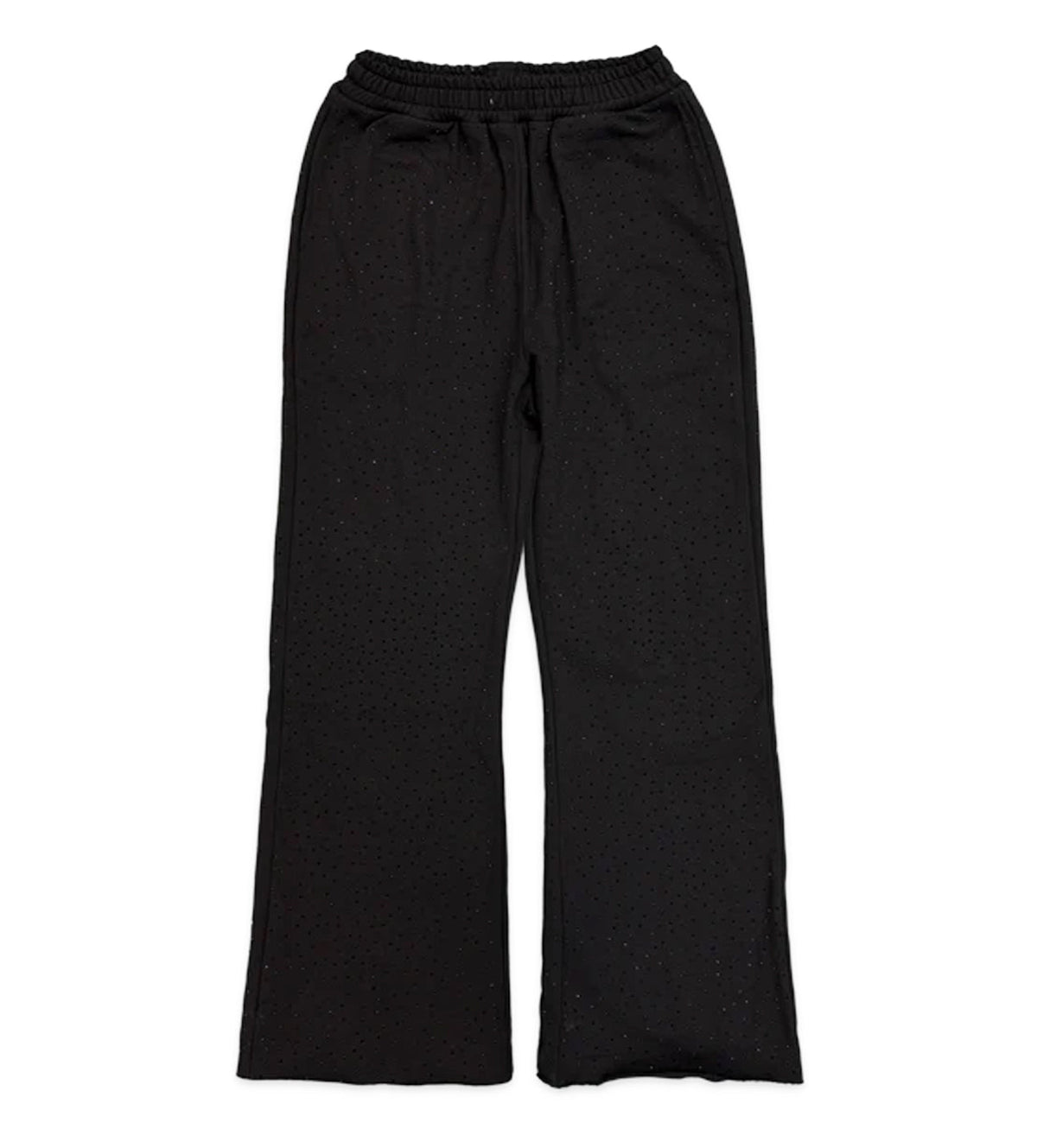 Saint Vanity Oreo VVS Rhinestone Sweatpants Black
