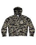 Saint Vanity Summer Camo Nylon Hooded Cargo Jacket