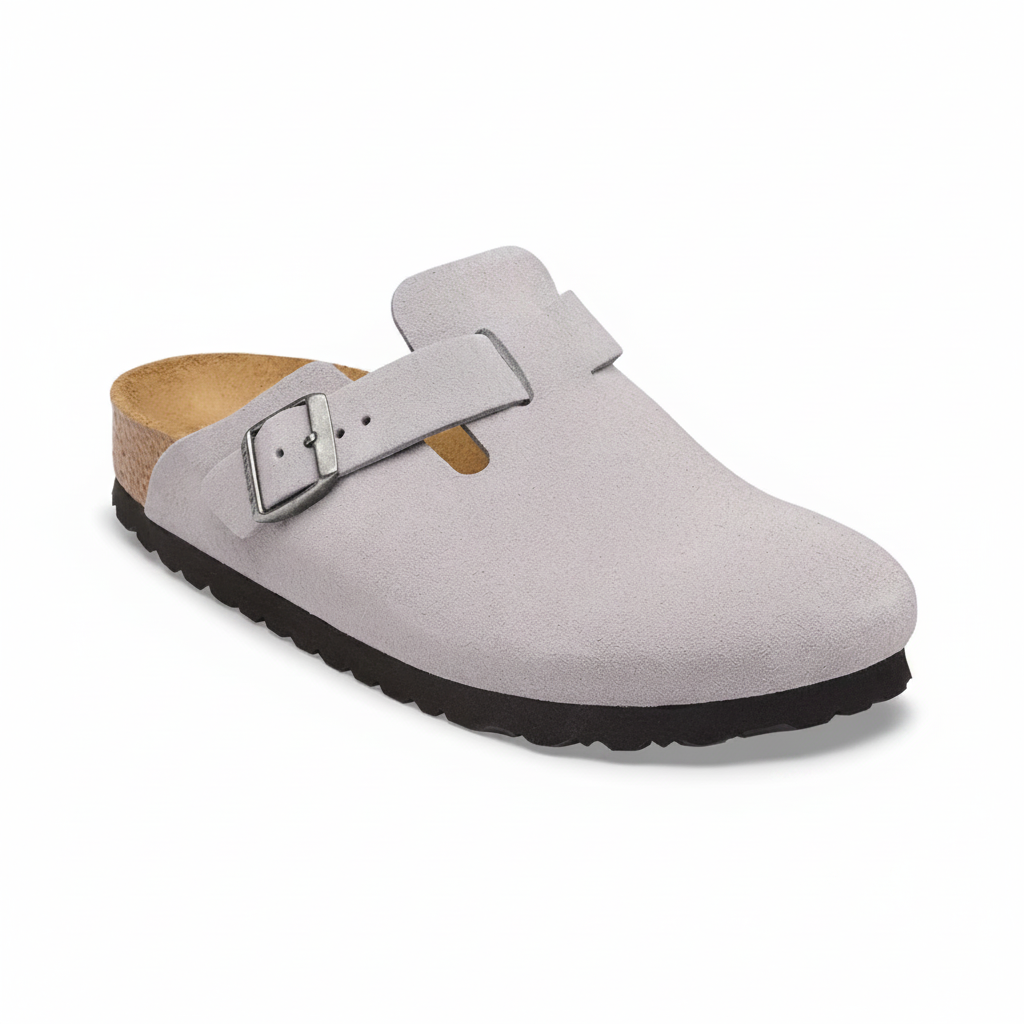 Birkenstock Boston Suede (Lavender Sky)