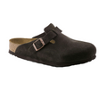 Birkenstock Boston BS Mocca Soft Footbed Suede Leather