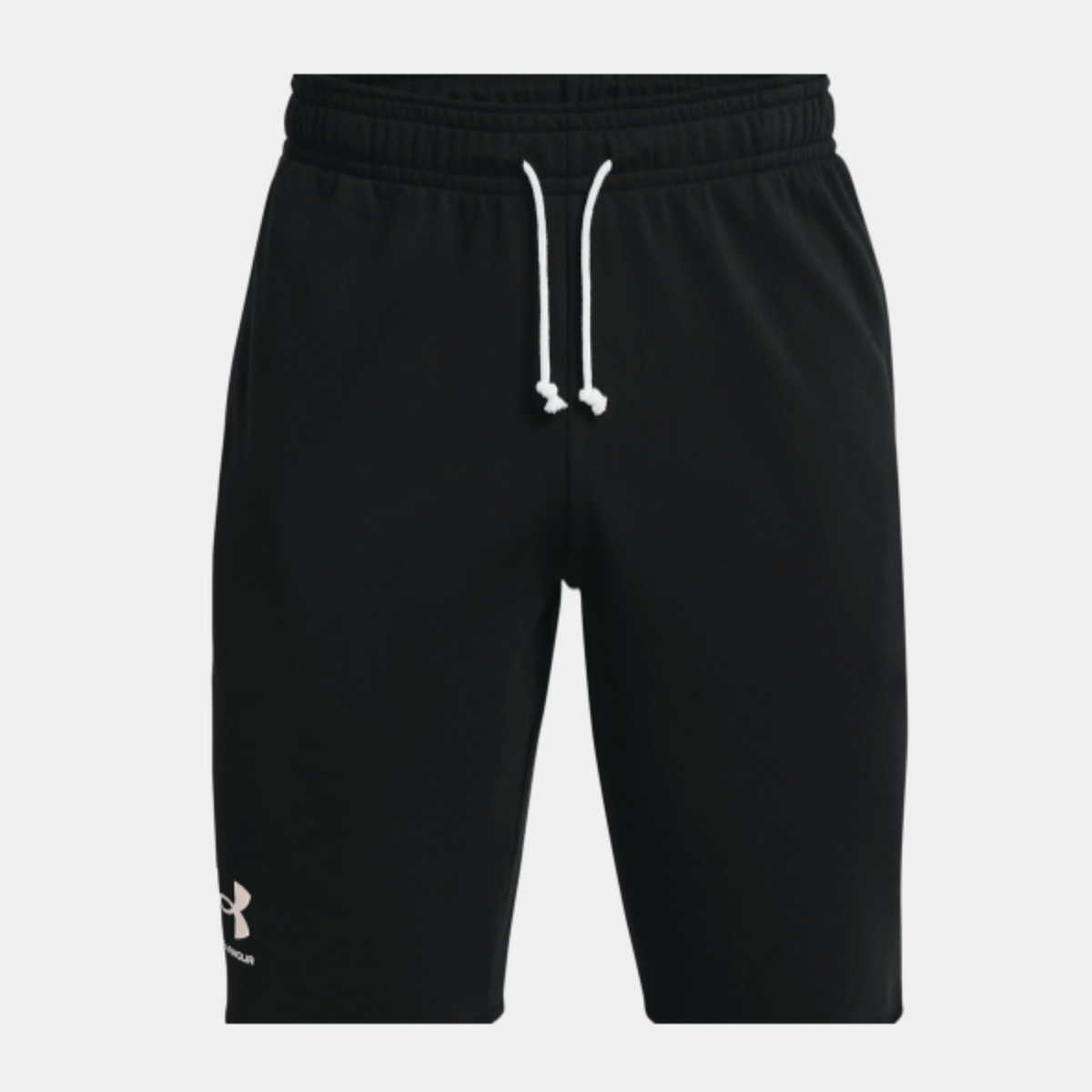 Men's Under Armour Rival Terry Shorts (Black /Onyx White)