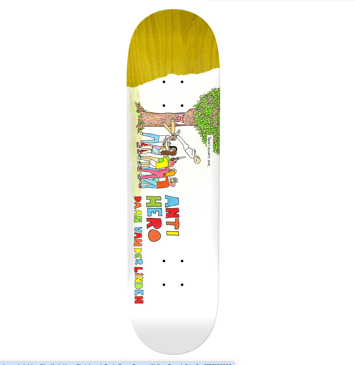 Anti Hero Daan Porous Walker Round 3 White 8.25"