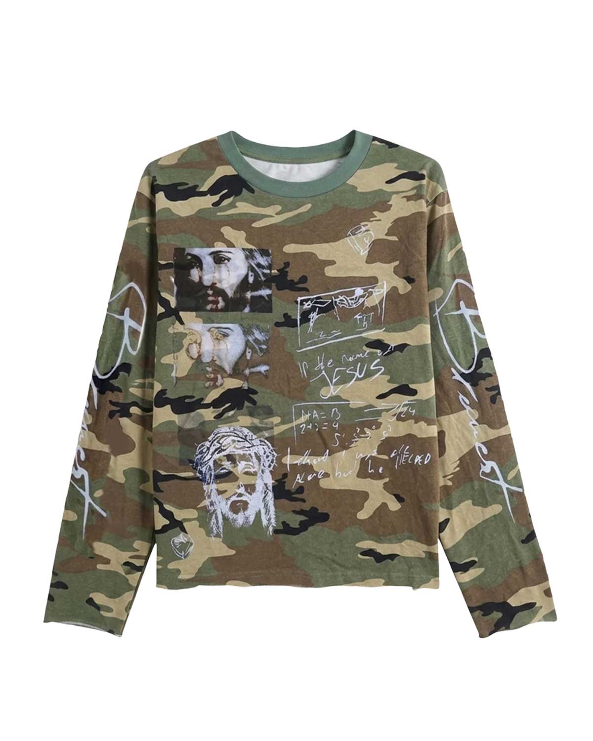 Bravest Studios Shepherd LS Tee Camo Green