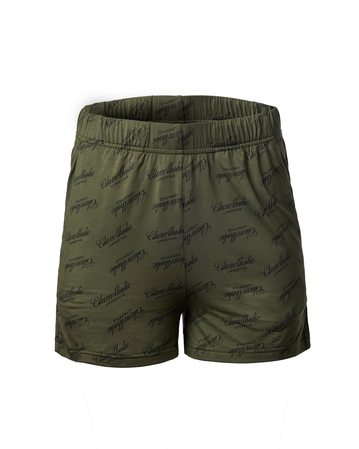 SIGNATURE LUXE PAJAMA SHORT SET - GREEN