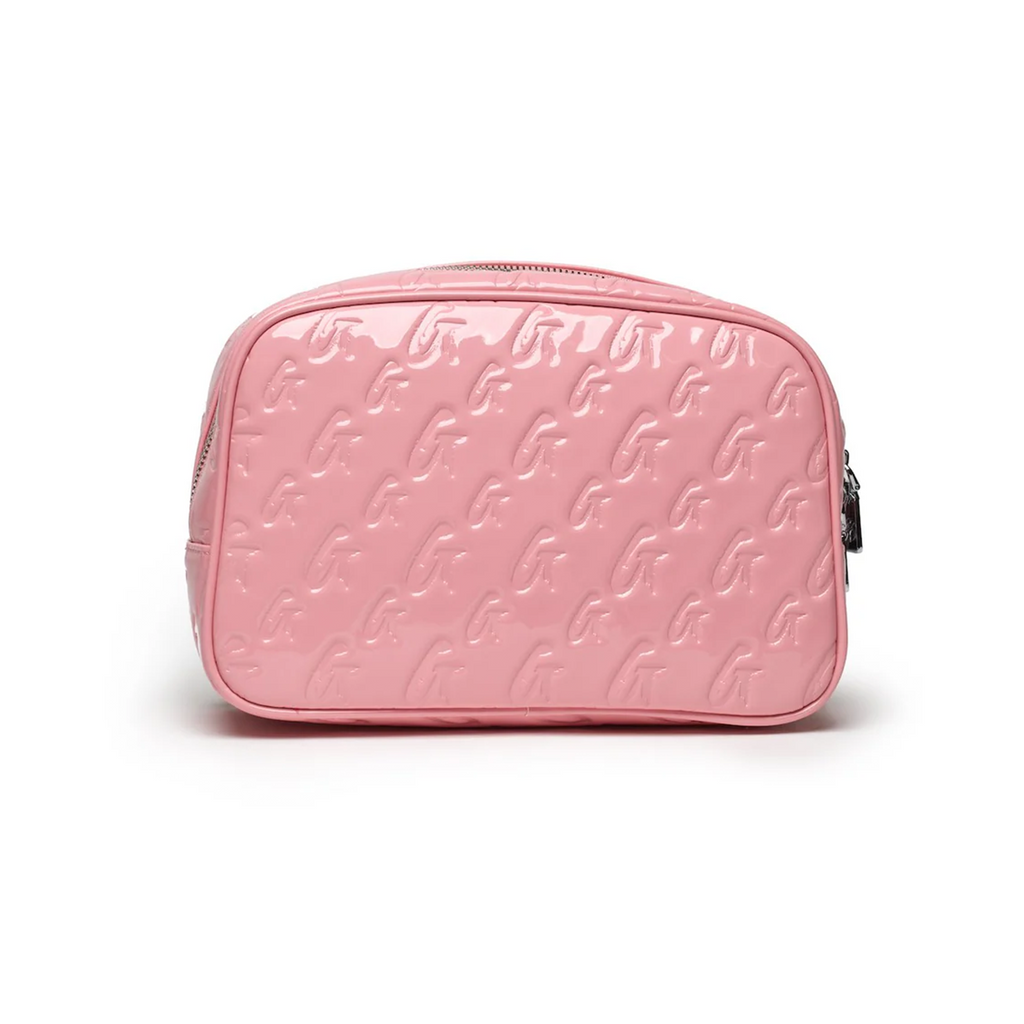 SMALL MONOGRAM TOILETRY BAG - MIRROR LIGHT PINK
