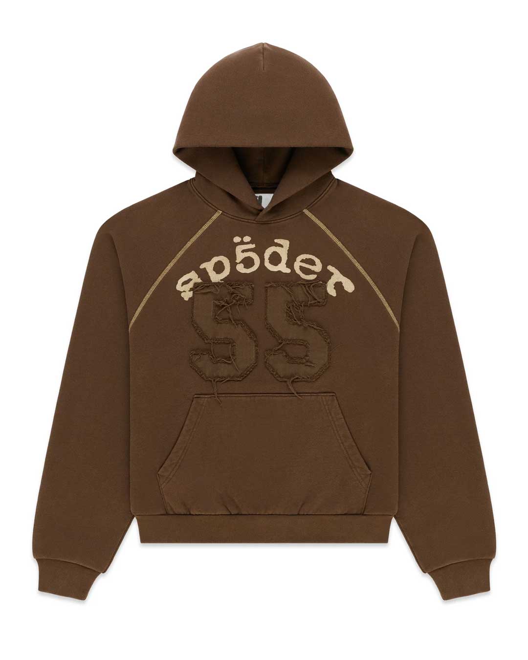 Sp5der 55 University Hoodie Brown