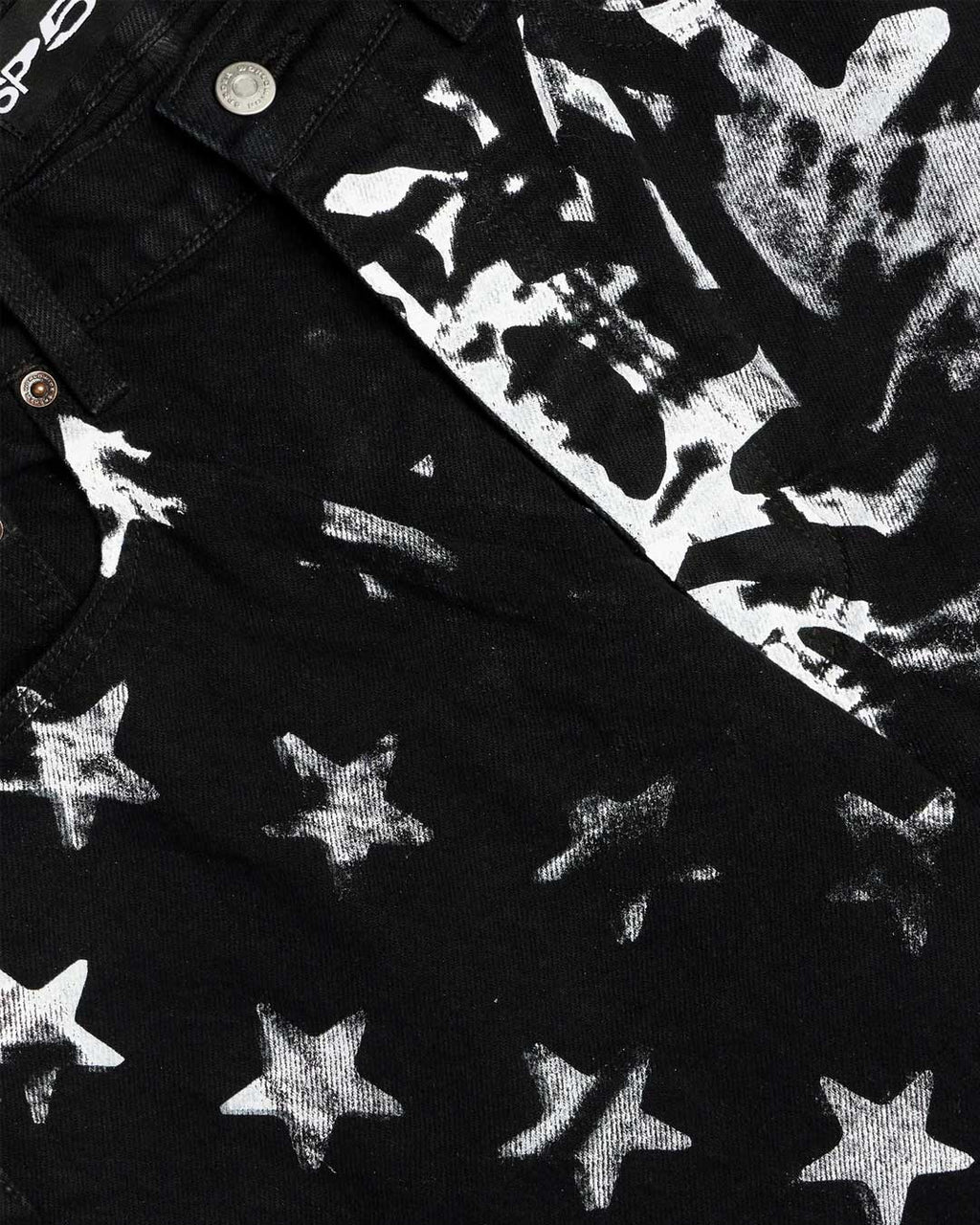 Sp5der Diplomat Denim Pants Black