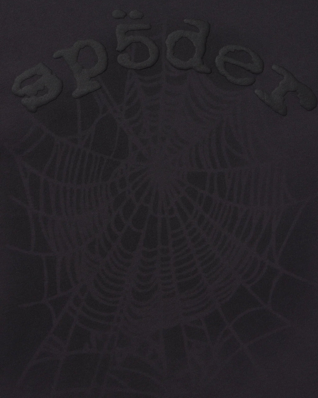 Sp5der Distressed OG Web V2 L/S Granite Black