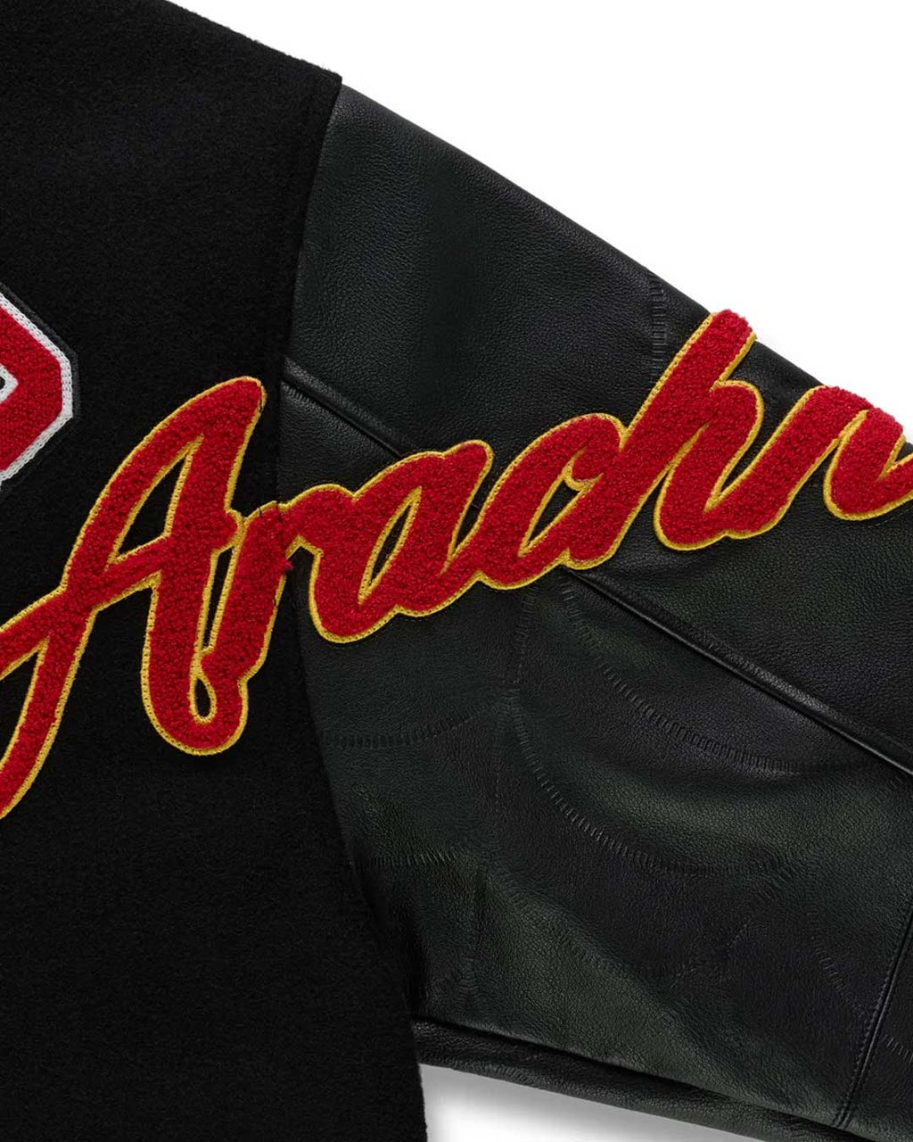 Sp5der District Cuntry Varsity Jacket Black