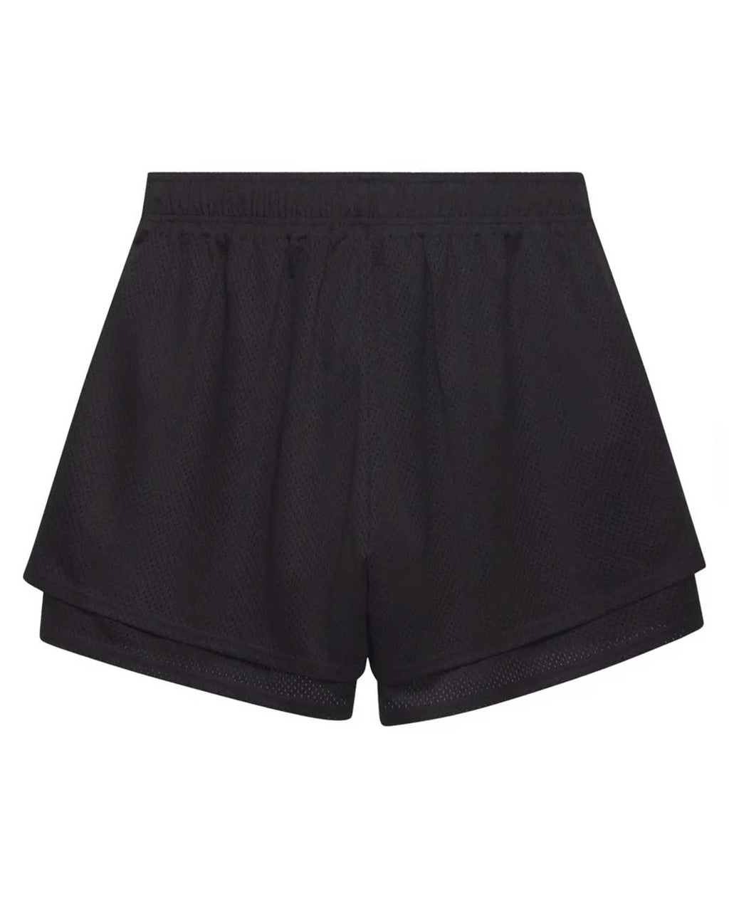 Sp5der Mesh Double Layer Shorts Onyx