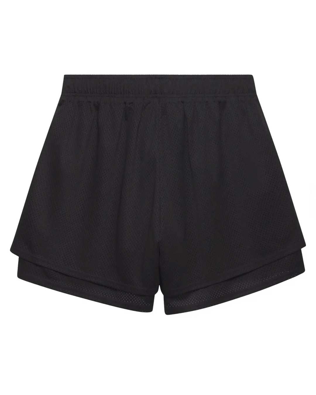 Sp5der Mesh Double Layer Shorts Onyx