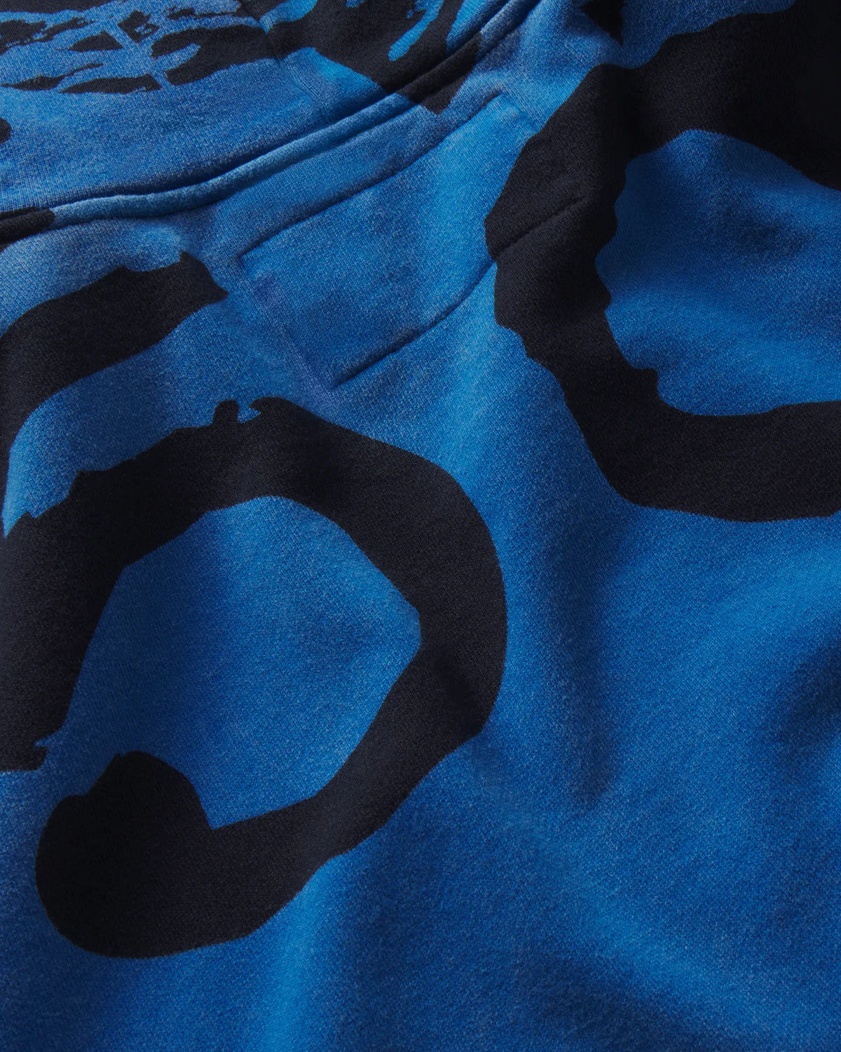 Sp5der Overprint Zip Up Hoodie Onyx