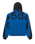 Sp5der Overprint Zip Up Hoodie Onyx