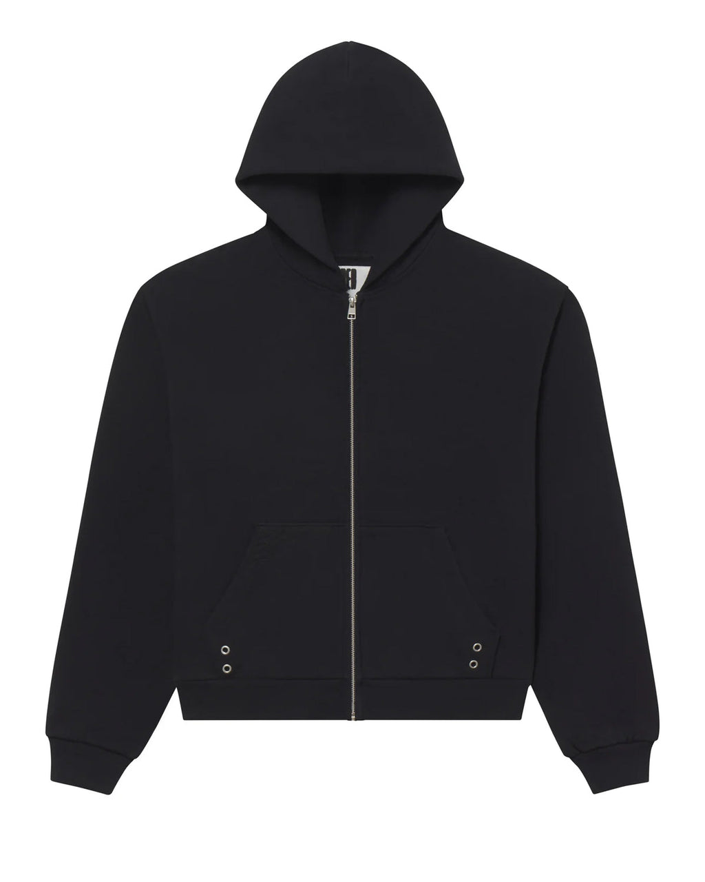 Sp5der Overprint Zip Up Hoodie Onyx